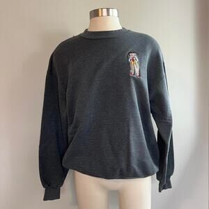 Vintage gray betty boop crewneck sweatshirt